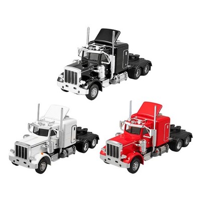 1/32 Semi Heavy Truck Spielzeug Transport Auto Modell mit Licht und Sound