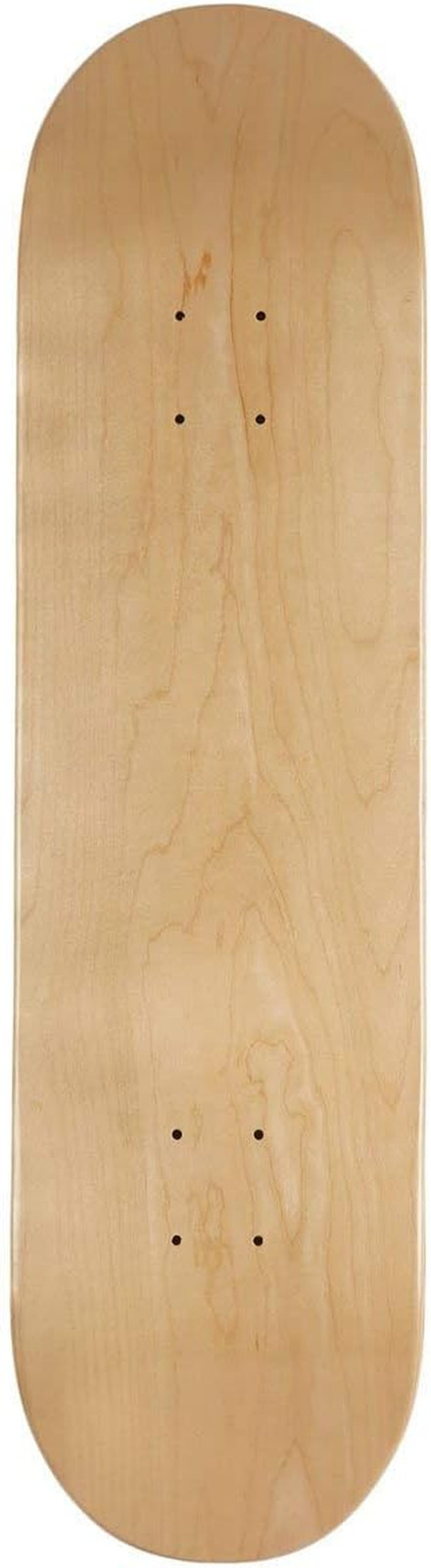 Blank Skateboard Deck | 7 Ply Plain Natural Maple Wood | Professional Grade | Ad