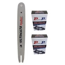 18" Bar And 2 Chains For Stihl  MS250 MS251 26RM3-68 3005 008 4717