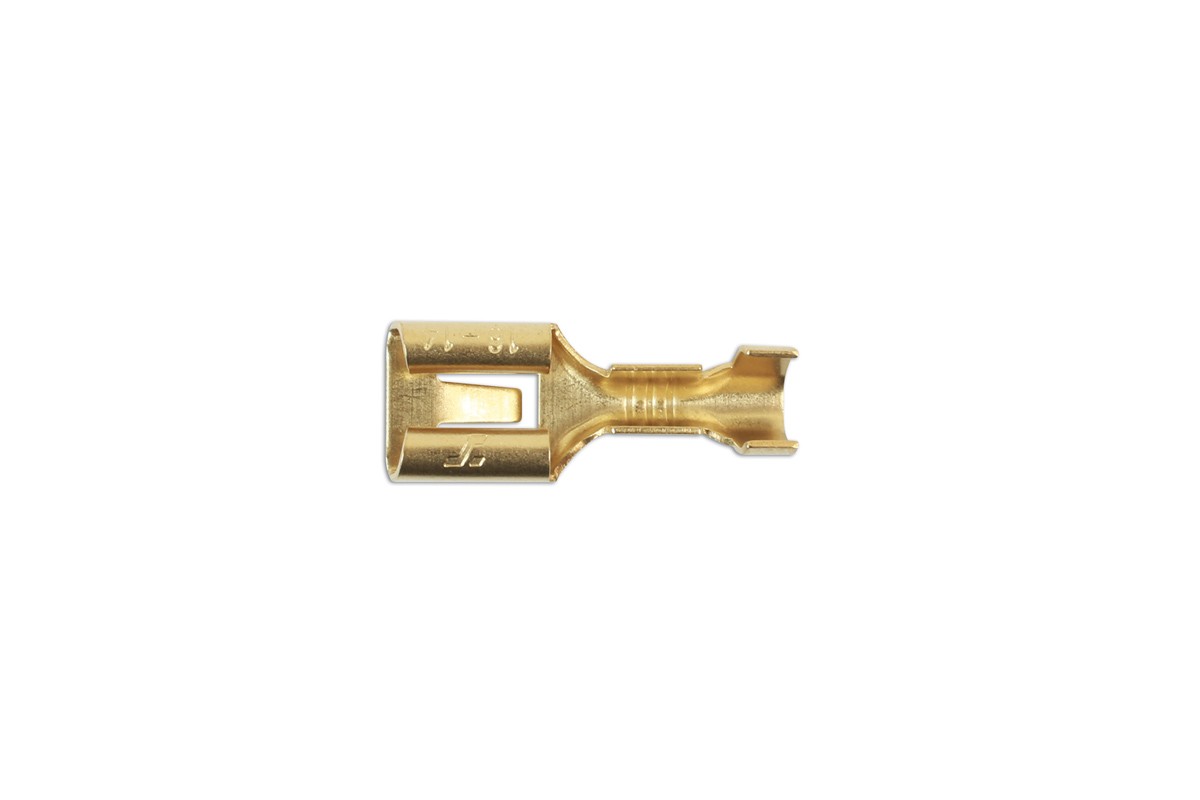 Connect 250 Type Connector Non Insulated Female Terminals 100pc 37407