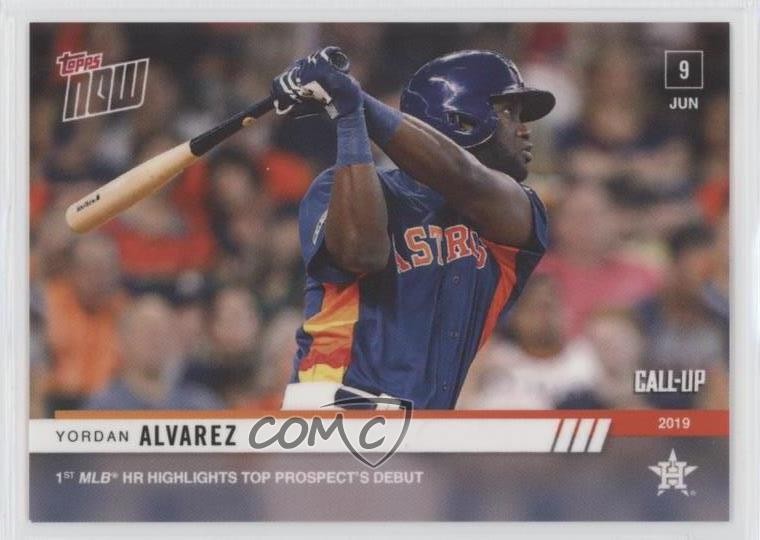 2019 Topps Now /2241 Yordan Alvarez #351 x0z