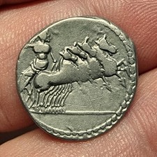 Antike R&ouml;mische Republik, anonymer Denar. M&uuml;nzst&auml;tte Rom. 86 v. Chr.