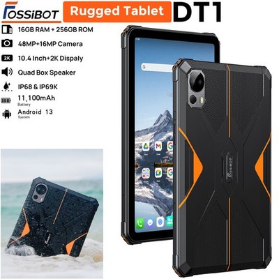Unlock FOSSiBOT DT1 4G Cellular Rugged Tablet PC Phone Android Mobile Waterproof