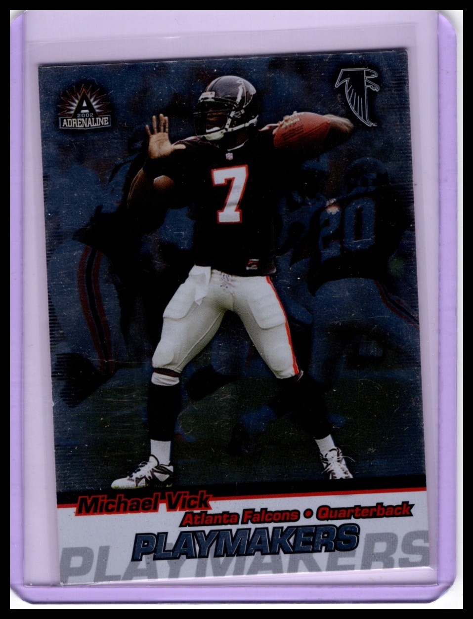 2002 Pacific Adrenaline #2 Michael Vick Playmakers