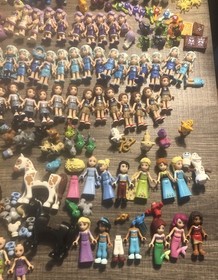 70 lb LEGO Lot - Minifigures, Dragons, Animals, Sets - Elves, Friends & Disney