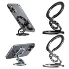 Foldable Phone Mount Bracket Strong Magnetic Phone Holder 360° Rotation  F R /