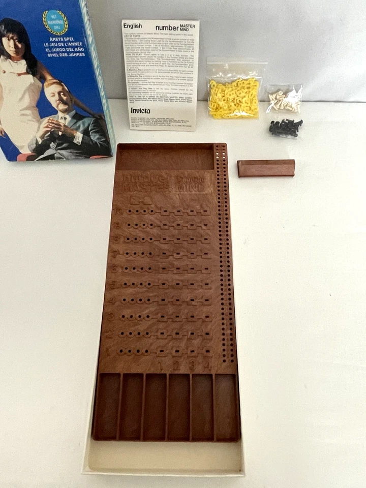 -Vintage Master Mind Numbers Game by Invicta 1976 Complete - Image 4 of 4