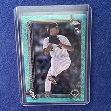 Topps Chrome 2024 Jairo Iriarte Aqua Refractor Rookie #145/199 White Sox Card