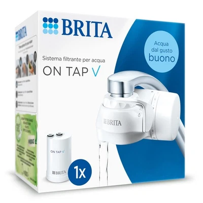 BRITA ON TAP V - Sistema filtrante acqua  - Incl. 1 x  filtro ON TAP V (4 mesi) - Immagine 1 di 4