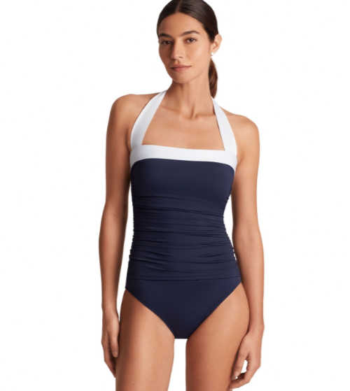 Lauren Ralph Lauren Women's Bel Air One-Piece Swimsuit Size 14