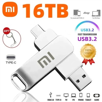16TB USB 3.2 Typ-C 2in1 OTG Flash Laufwerk 8TB 4TB 2TB High Speed PC Lap