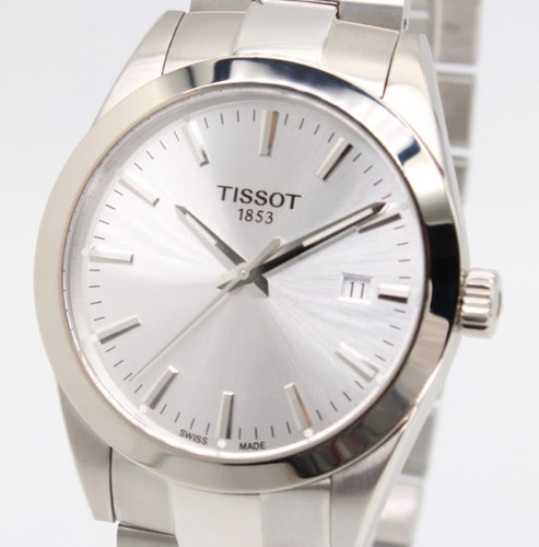 TISSOT Gentleman T127.410.11.031.00 Silver Dial Men's Watch 40 mm