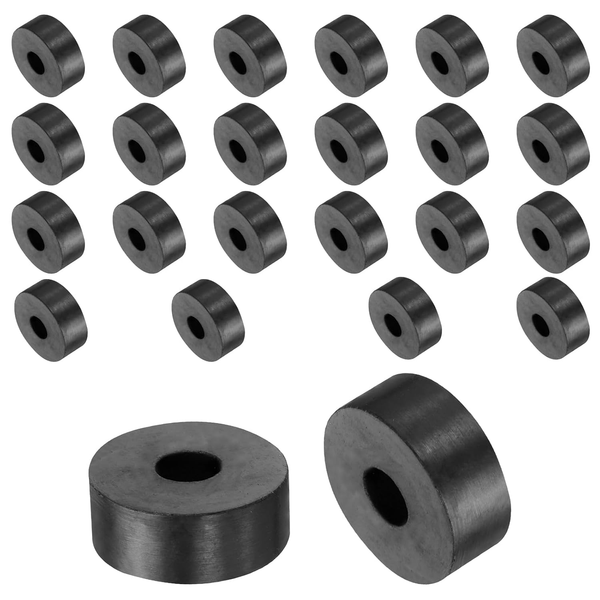 24 StüCk Gummi Unterlegscheiben Gummispacer 25Mm AußEndurchmesser X 8Mm Innendur-image