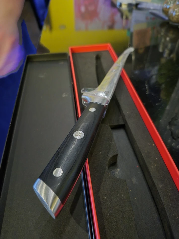 Cuchillo de filete SHAN ZU cuchillo de deshuesar de acero en polvo de 7 pulgadas cuchillos de filete japoneses Foto 2 de 3