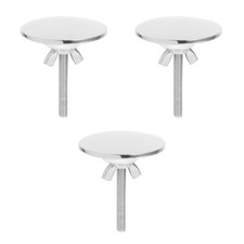 3 Count Stainless Steel Sink Cover Plate Hole for Kitchen Plugs Holes
