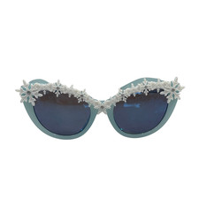 Disney Frozen Girls Blue Snowflake Sunglasses DFRZ 18-01-450