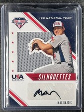 Rajcic, Max - 2020 USA Baseball - Autograph/Swatch - 65/299