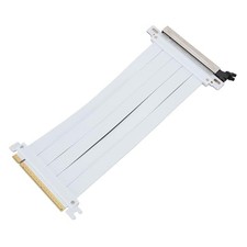 PCIE4.0 Riser Cable, 128Gbps High Speed Flexible GPU Extension Riser Cable Ad...