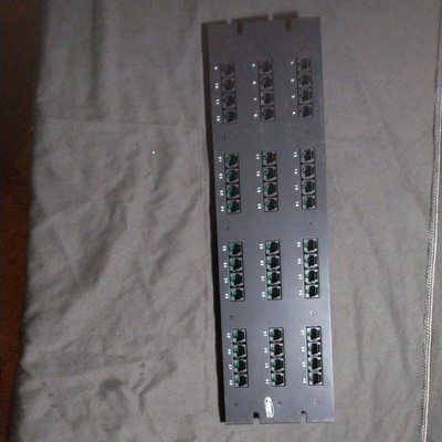 AMP Netconnect 555482-1 48 Port Single Pair CAT 3 Cable Patch Panel