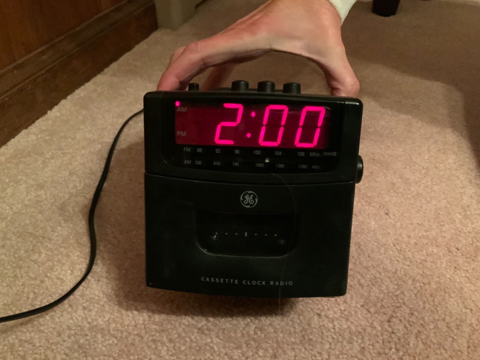 Am/fm Radio And Cassette Player Model 7-4905a