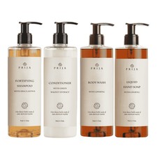 Prija Fortifying Shampoo, Conditioner, Body Wash & Liquid Hand Soap 380ml  | Bnb