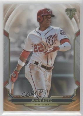2019 Topps Triple Threads Amber 104/199 Juan Soto #96 00d2