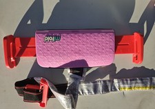 Mifold Grab-And-Go Compact Car Booster Portable Seat PINK