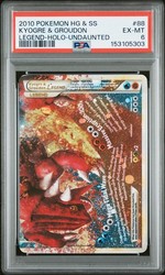 Kyogre & Groudon LEGEND (Bottom) 88/90 Undaunted Holo Ultra Rare