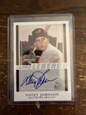 2004 Topps Davey Johnson Team Legends Auto #TT-DJ Orioles