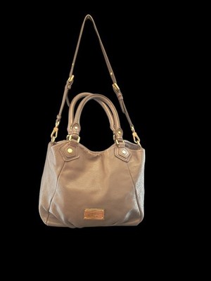 バッグ MARC BY MARC JACOBS classic Q bag Greige Marc By Marc Jacobs Classic Q Fran Satchel Gray Womens Shoulder