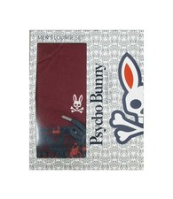 Image of Psycho Bunny Red Crew-Neck Shirt & All Over Bunny Short Lounge Set Gift Box (S)