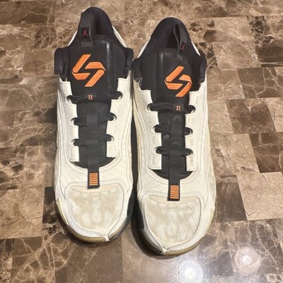 Jordan Luka 2 Neutral DX8733-100 White Black Orange Athletic Basketball Sneaker