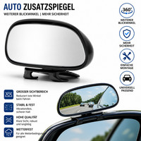 Toter-Winkel-Spiegel Verstellbar 360 Grad Rotation Weitwinkel RüCkspiegel Auto