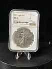 2020 SILVER EAGLE NGC MS-70 - UNCIRCULATED - SILVER ASE - CERTIFIED SLAB - $1