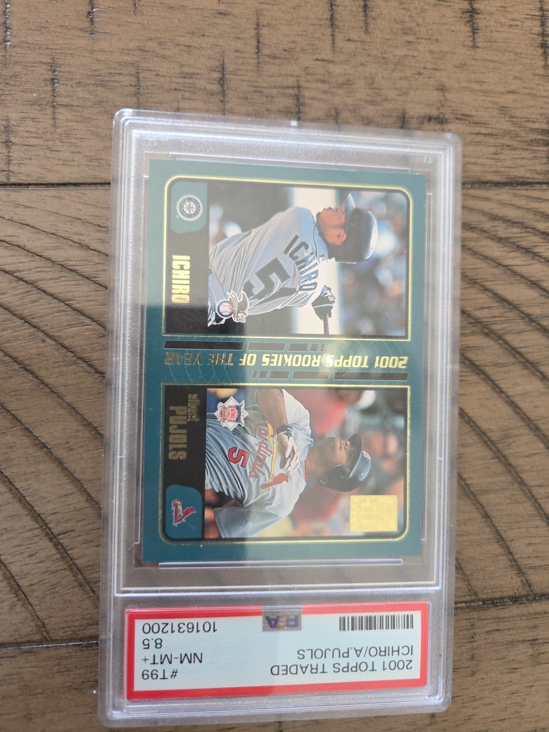 Albert Pujols 2001 Topps Traded #T99 Rookies of the Year (w/Ichiro