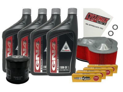 10W 30 Tune Up Kit fits 2004-2009 Honda VTX 1300 VTX1300 with Spark Plugs