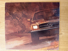 Vintage 1985 Original MERCEDES-BENZ S-CLASS Car Auto Sales Large Brochure