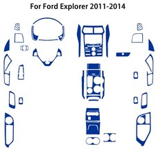 48pcs Glossy Blue Kits Full Interior Trim Cover For Ford Explorer 2011-2014 48pcs Glossy Blue Kits Full Interior Trim Cover For Ford Explorer 2011-2014