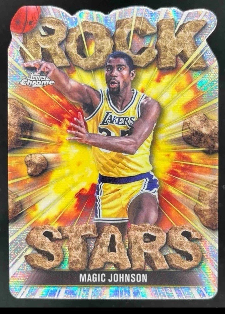 2025-26 Topps Chrome Rock Stars Magic Johnson SSP #RS-11
