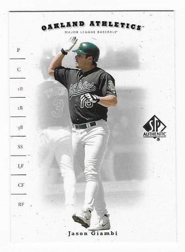 2001 Jason Giambi #3