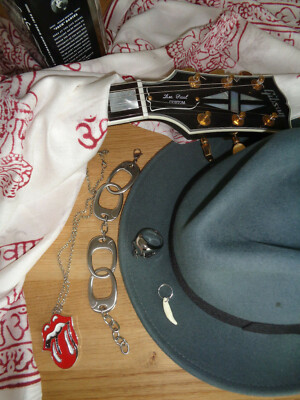 Keith Richards Style Handcuff Bracelet - Keef Rolling Stones