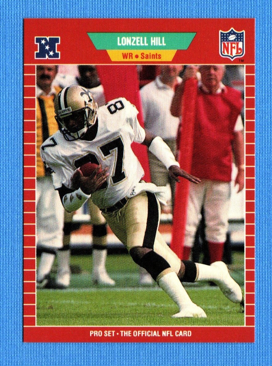 1989 Pro Set #268 Lonzell Hill Saints