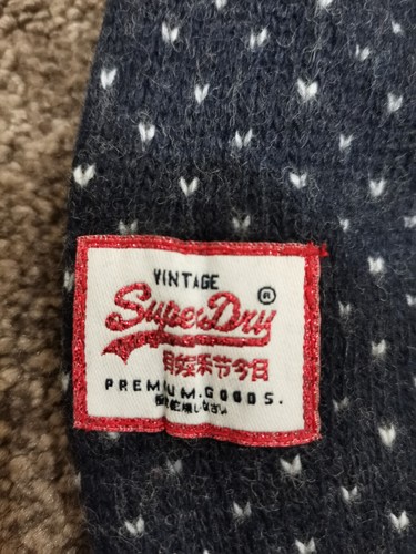 Superdry Christmas Tree Fairisle Nordic Snowflake Knitted Jumper Womens Size XS - Picture 4 of 6