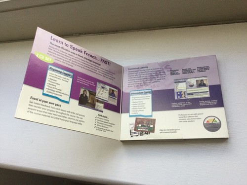 learn to speak French fast by “e language” 2 CD SET FOR MICROSOFT WINDOWS XP - Picture 5 of 5