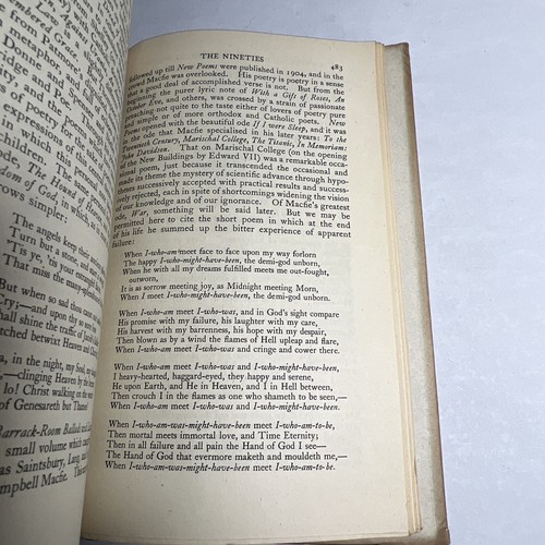 1944 A CRITICAL HISTORY OF ENGLISH POETRY: Herbert Grierson, First Edition, HCDJ - Picture 6 of 23