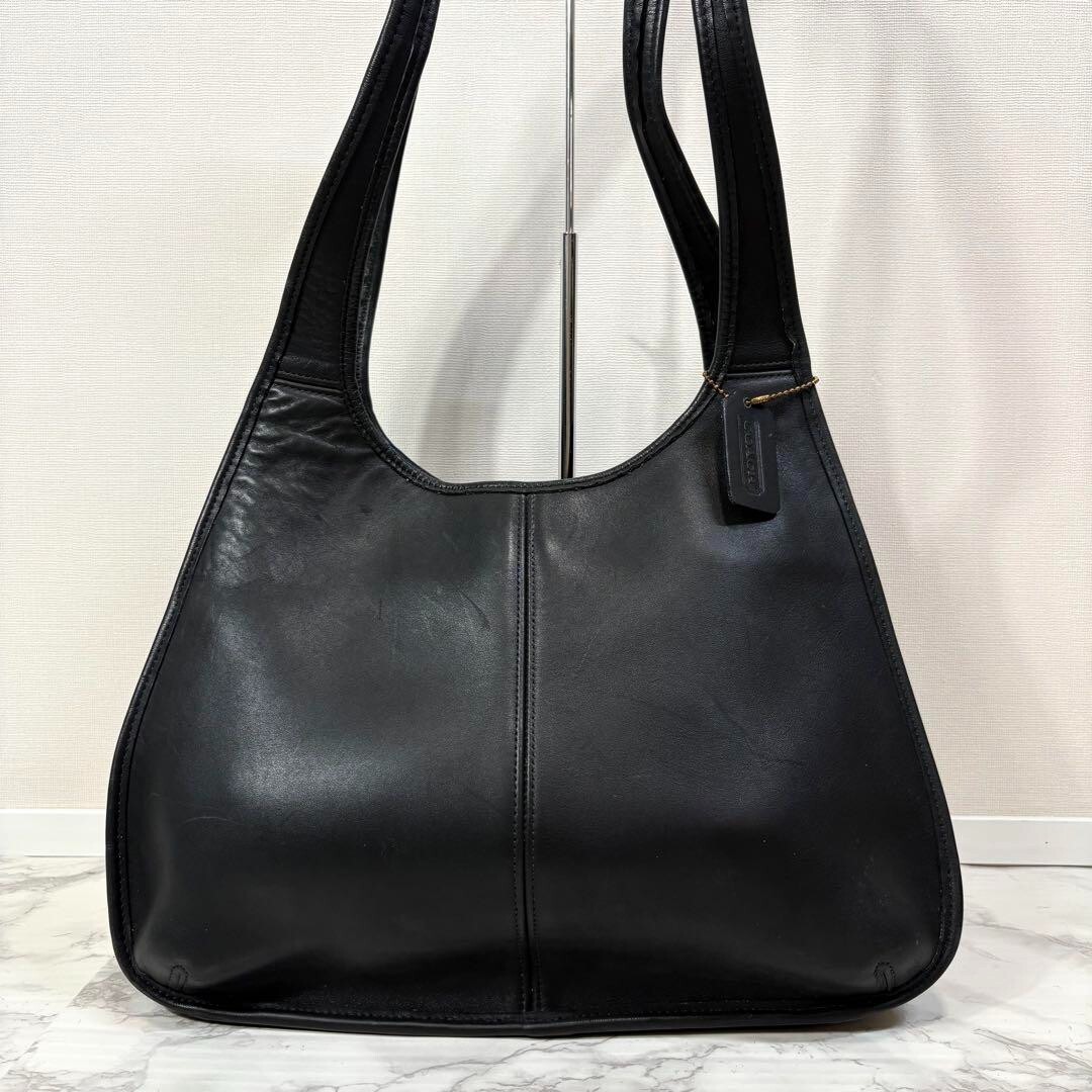 00's old coach enamel hand bag BLACK 黒 00´s old coach enamel hand bag BLACK 黒