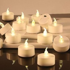 Flameless LED Tealight Candles Votive Candle Battery Operated Fake Tea Lights