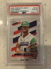 2020 Topps Pro Debut Luis Robert Copa De La Diversion Rookie #COLR PSA 10 GEM MT