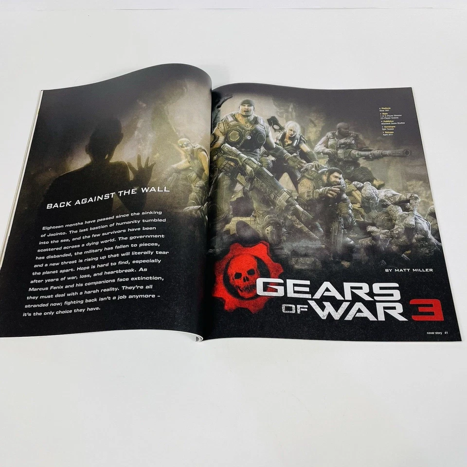 game informer magazine 206 June 2010 Gears Of War 3 Splinter Cell Conviction - Image 4 of 4
