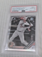 2019 BOWMAN DRAFT #BDC1 ADLEY RUTSCHMAN Chrome Refractor PSA 10 GEM Mint